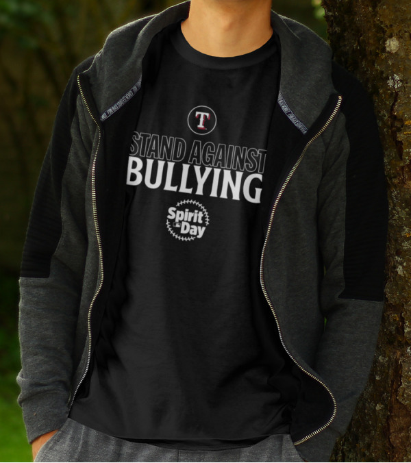 Texas Rangers Stand Against Bullying Spirit Day Major League Baseball T-Shirt