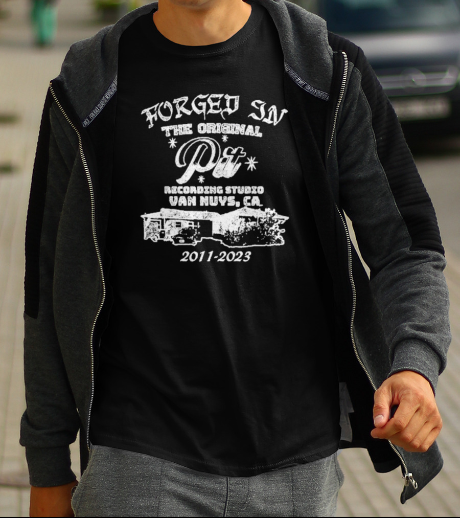 Forged In The Original Pit Recording Studio Van Nuys CA 2011-2023 T-Shirt