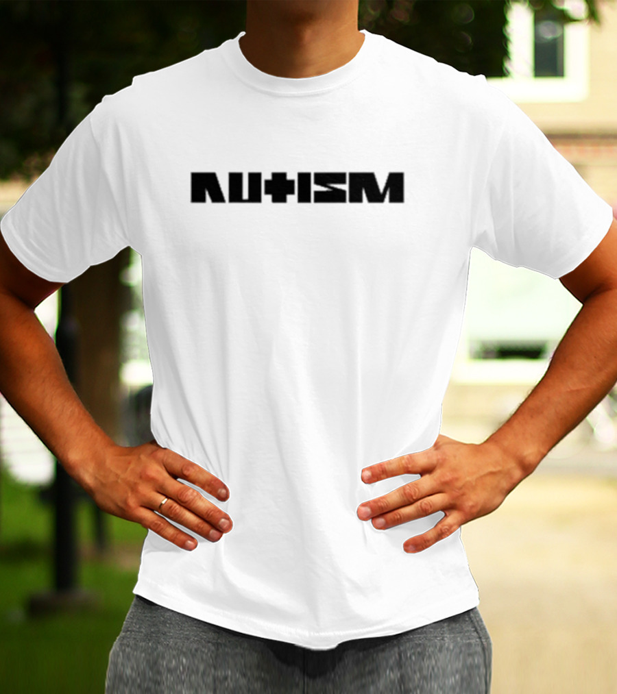 Autism 2.0 AU+ISM Text Formation T-Shirt