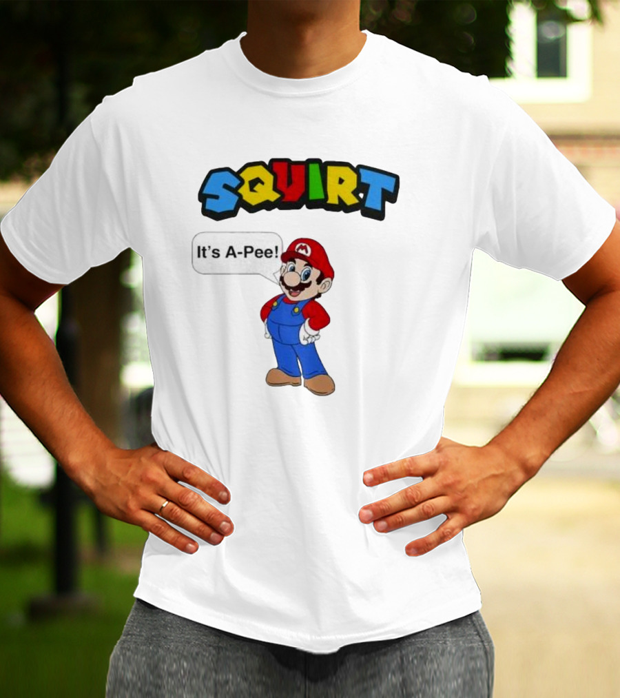 Squirt Mario It's A Pee T-Shirt
