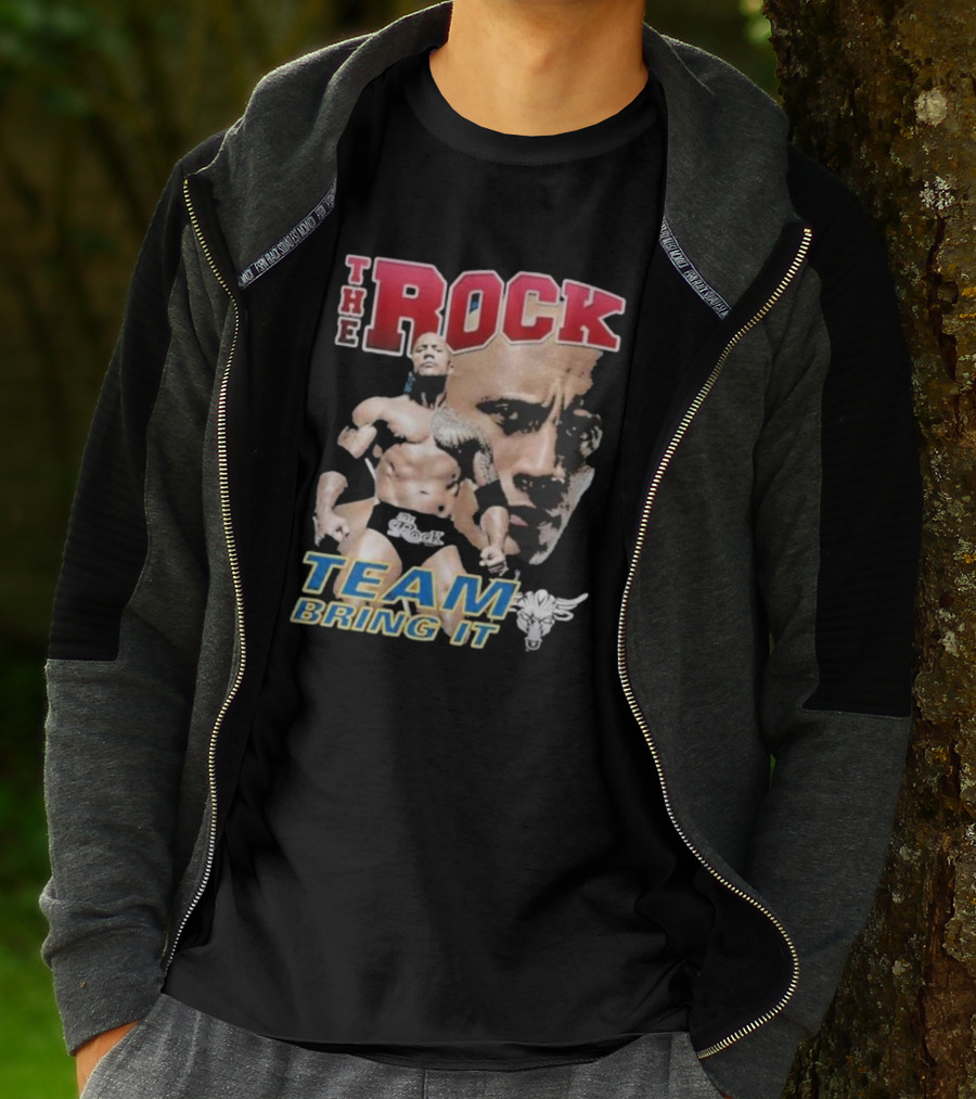 The Rock Team Bring It Bull T-Shirt
