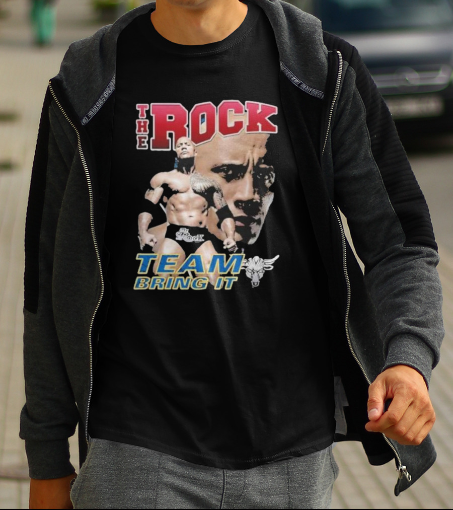 The Rock Team Bring It Bull T-Shirt