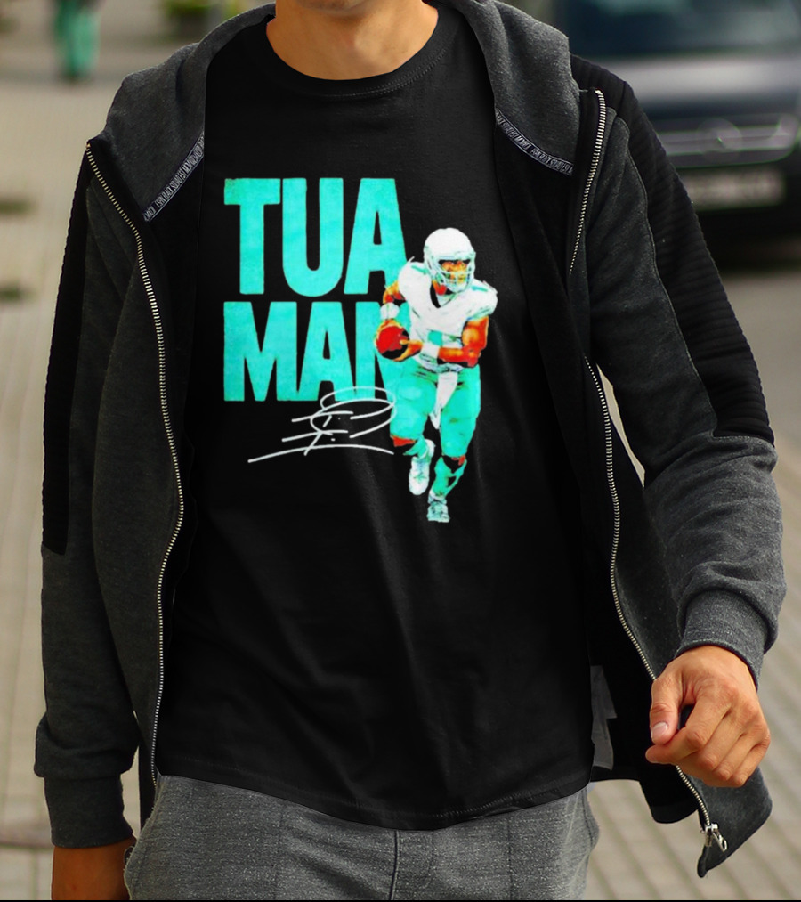 Tua Tagovailoa Miami Tua Man Football Player T-Shirt