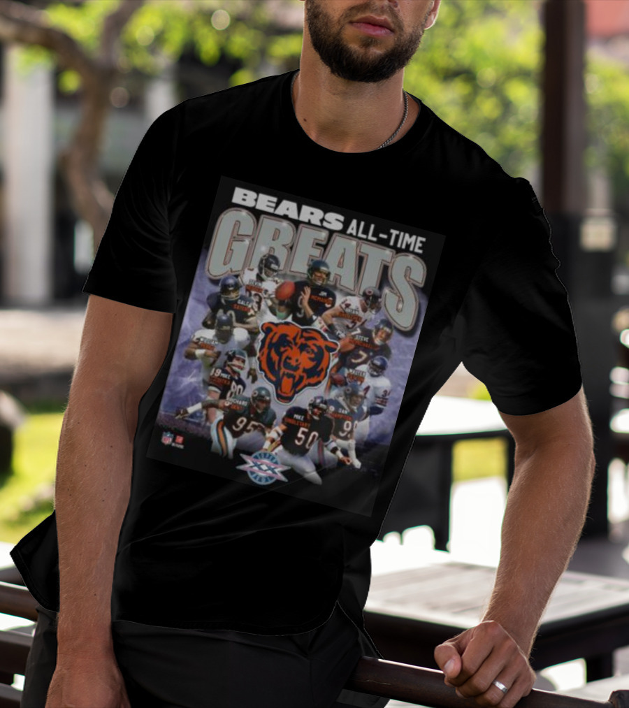 Bears All-Time Greats Super Bowl Legends T-Shirt