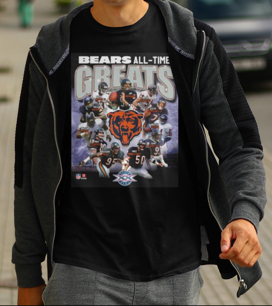 Bears All-Time Greats Super Bowl Legends T-Shirt
