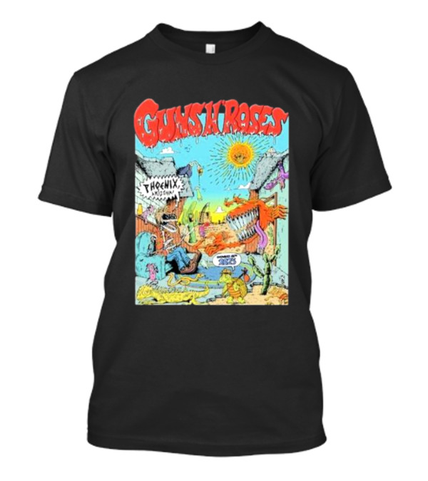 Guns N' Roses Phoenix Arizona Chase Field 10.11.2023 Cartoon T-Shirt
