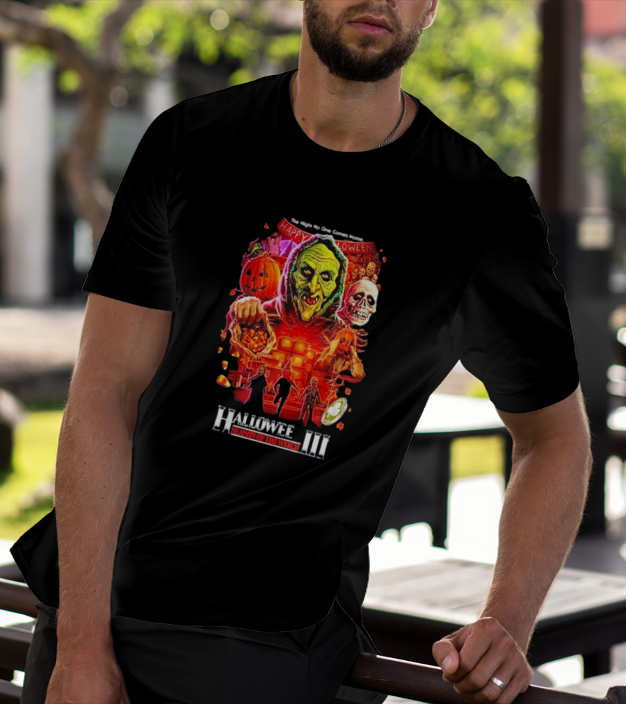Halloween III Season Of The Witch Horror Characters The Night No One Comes Home T-Shirt