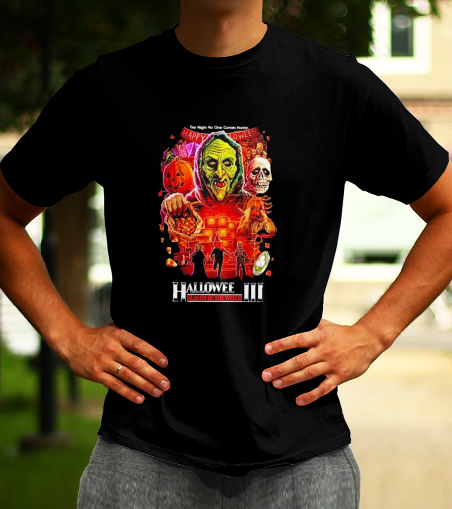 Halloween III Season Of The Witch Horror Characters The Night No One Comes Home T-Shirt