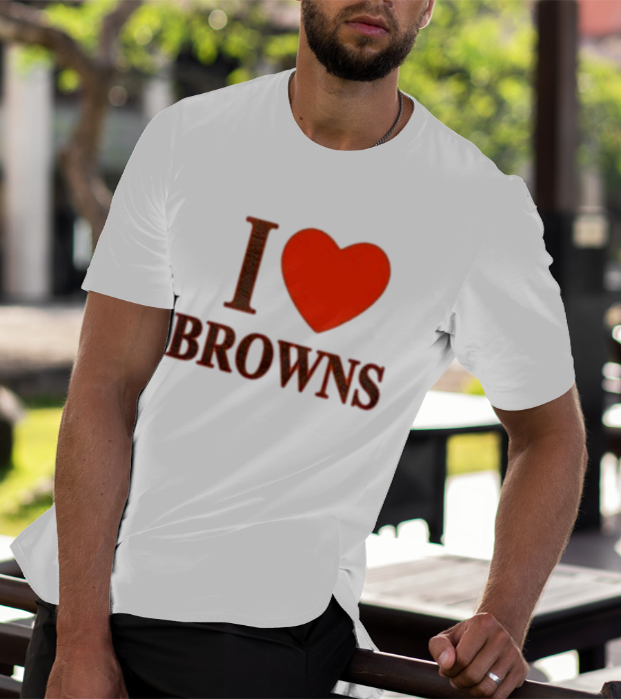 I Heart Browns T-Shirt