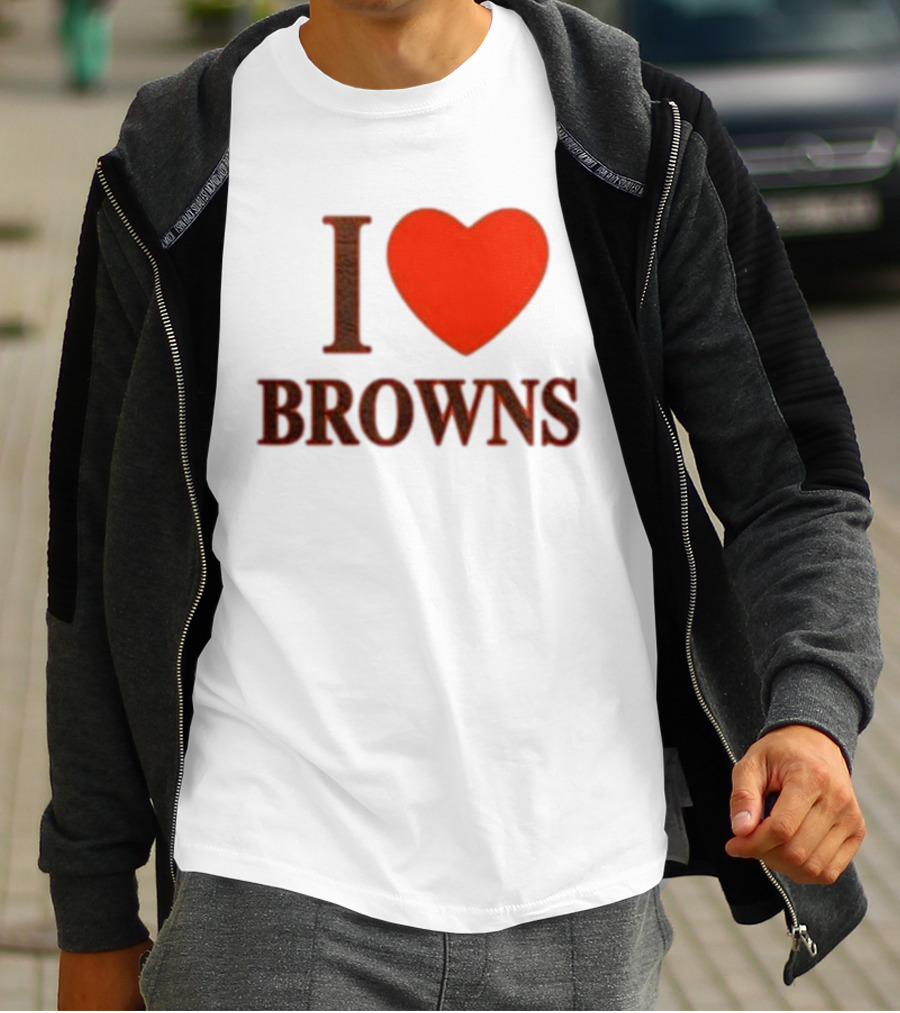 I Heart Browns T-Shirt