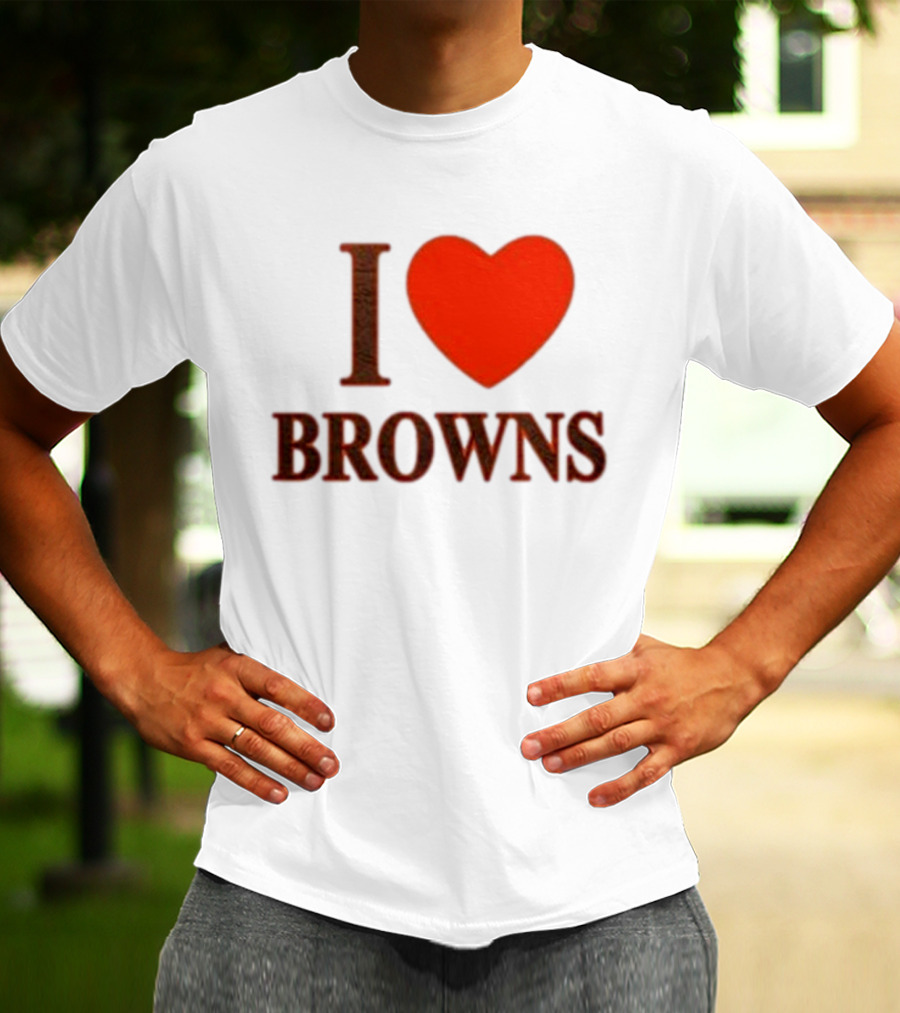I Heart Browns T-Shirt