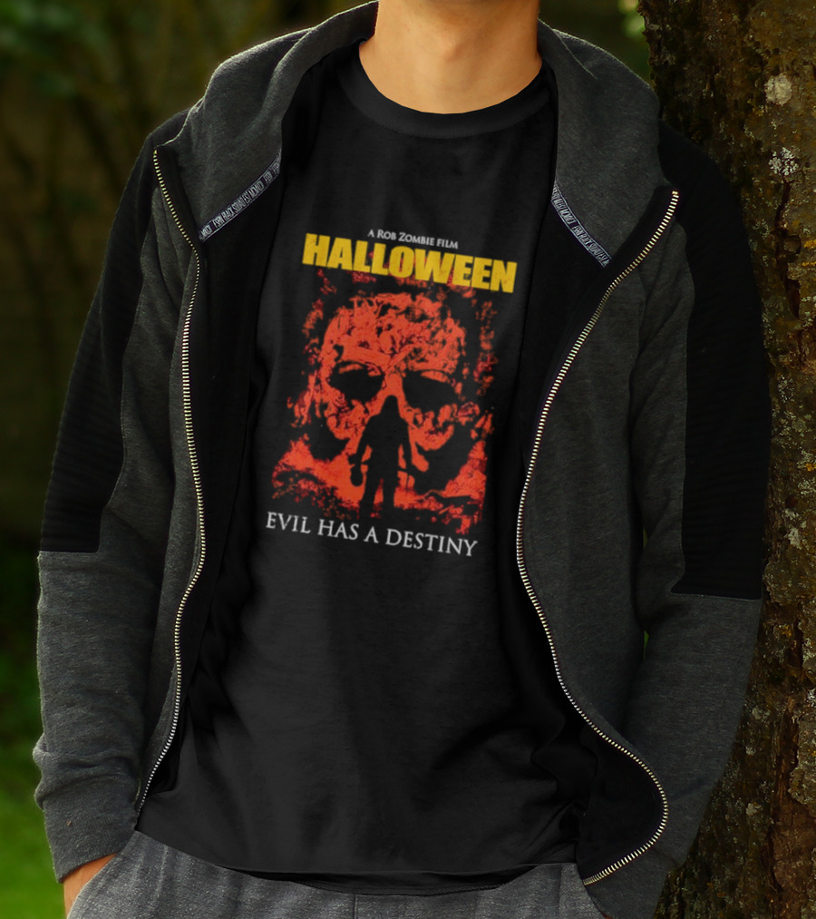 A Rob Zombie Film Halloween Michael Myers Evil Has A Destiny T-Shirt