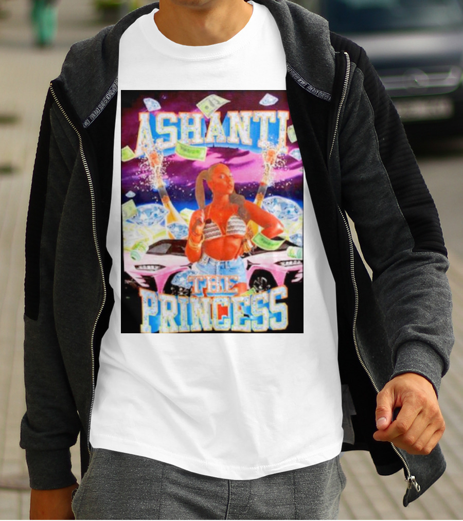 ASHANTI THE PRINCESS MONEY CARS AND SPARKLES T-Shirt