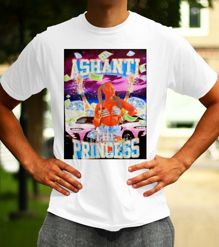 ASHANTI THE PRINCESS MONEY CARS AND SPARKLES T-Shirt