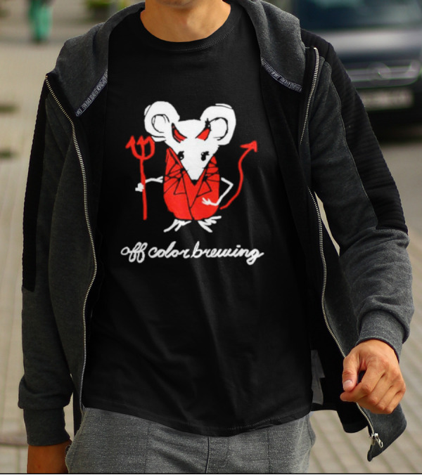 Off Color Brewing Devil Mouse T-Shirt