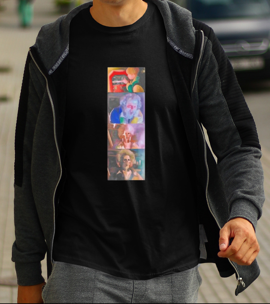 Home Alone Electric Marv Framed Comic Scenes T-Shirt