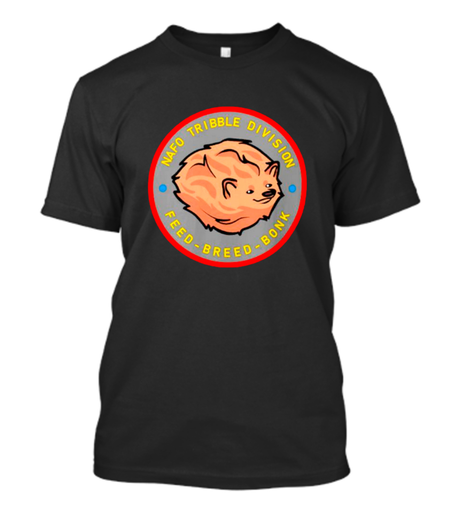 Nafo Tribble Division Feed Breed Bonk Circle Emblem T-Shirt