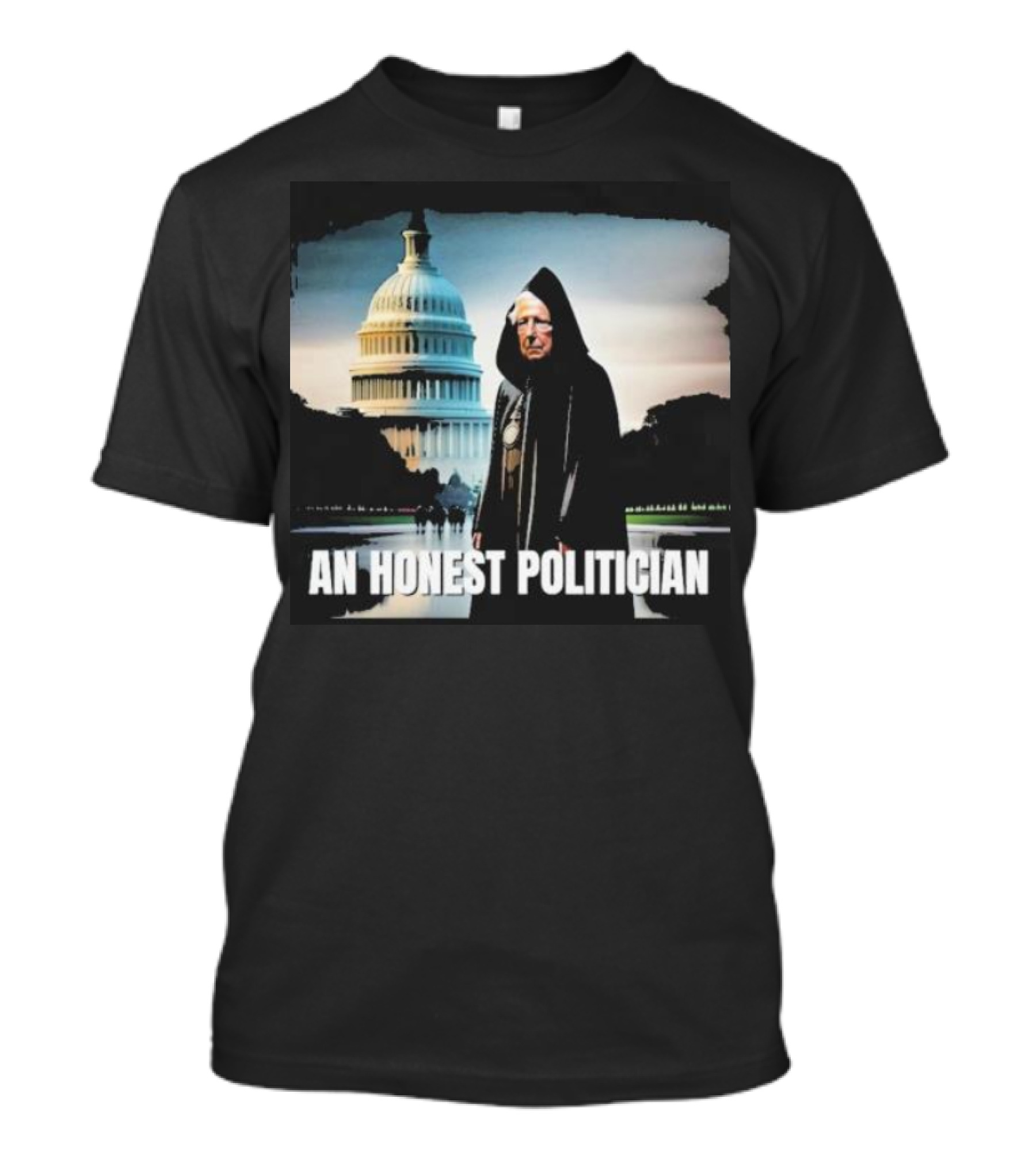 An Honest Politician Capitol Hill Cloaked Figure T-Shirt
