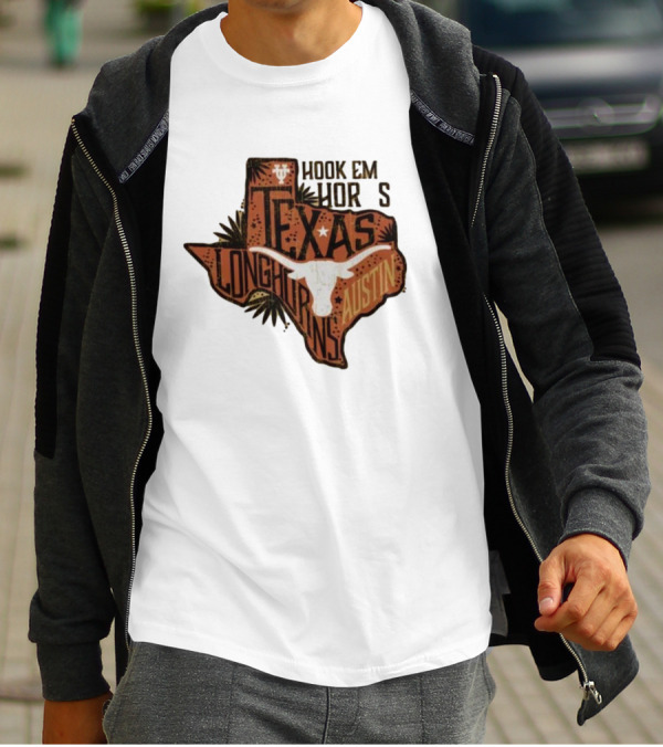 Texas Longhorns Hook 'Em Austin Comfort Wash Local T-Shirt