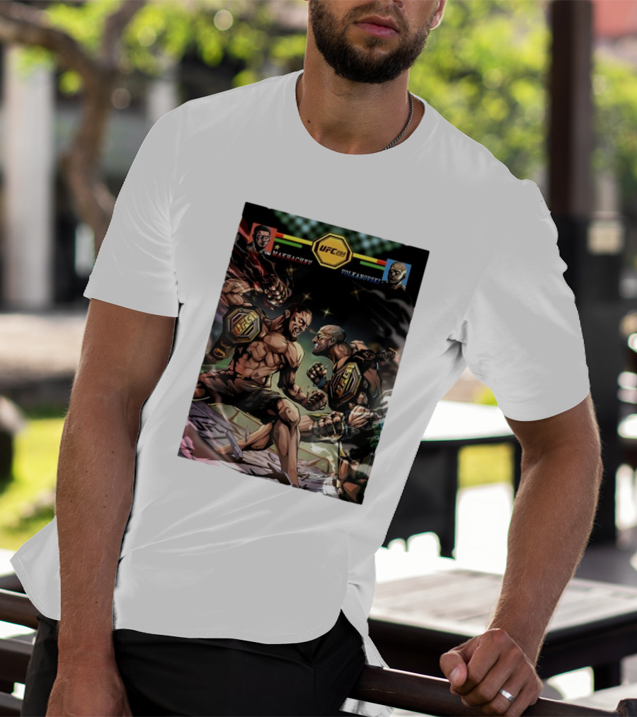 UFC 294 Lightweight Title Fight Makhachev Vs Volkanovski 2 T-Shirt
