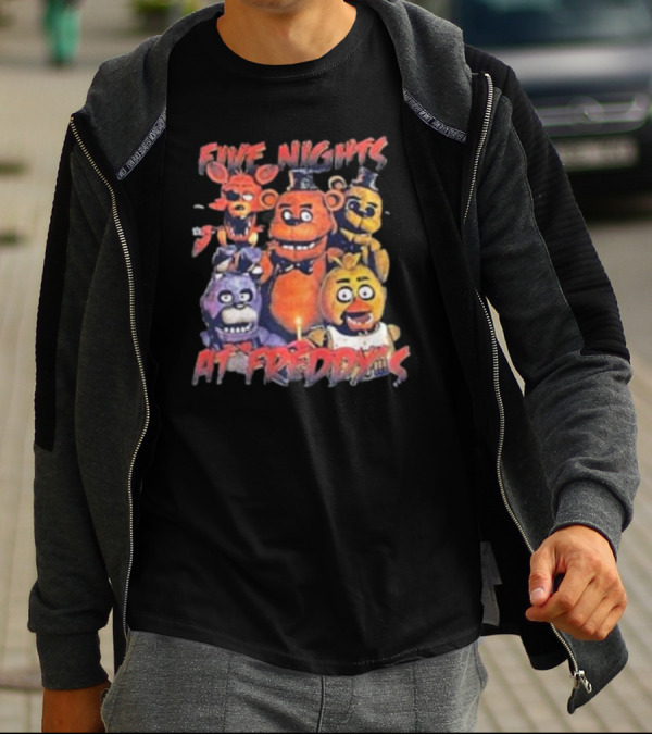 Five Nights At Freddy's FNAF Meme Movie Game Characters Mens Womens T-Shirt