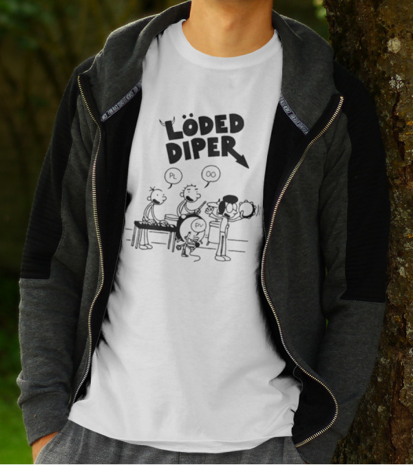 Löded Diper Rodrick Heffley Band Comic Löd Drear PL OO PV T-Shirt