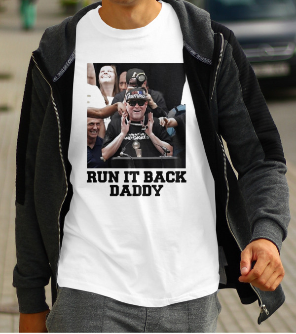 Run It Back Daddy Champions Michael Malone Denver Nuggets T-Shirt