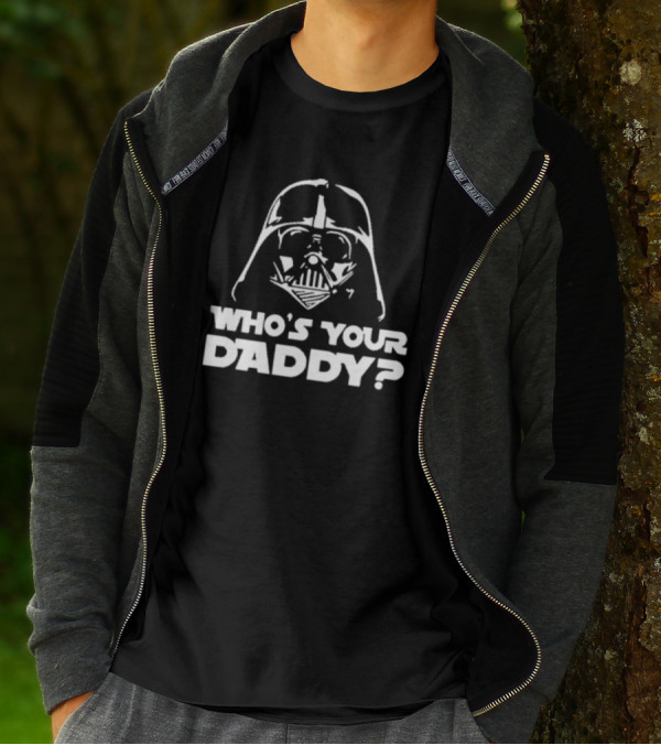 Darth Vader Who's Your Daddy Star Wars Iconic Helmet T-Shirt