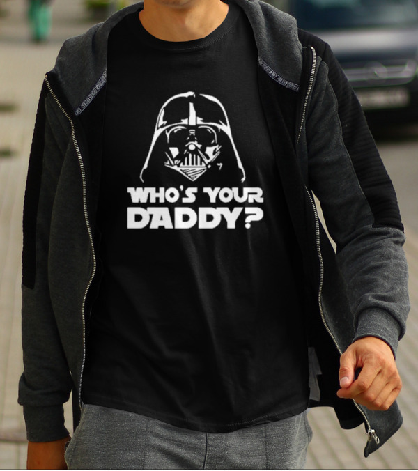 Darth Vader Who's Your Daddy Star Wars Iconic Helmet T-Shirt