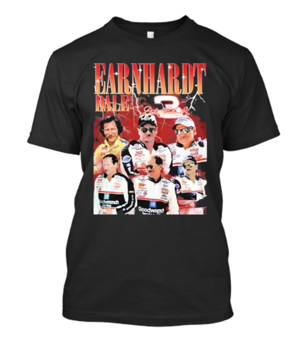 Earnhardt Dale 3 Goodwrench Racing Legend Bootleg Rap T-Shirt