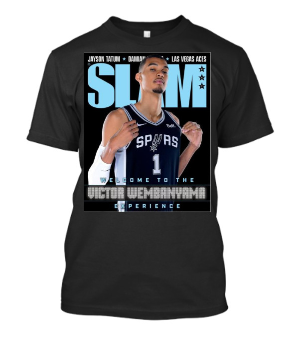 SLAM 247 Cover Featuring Jayson Tatum And Victor Wembanyama Spurs Experience T-Shirt