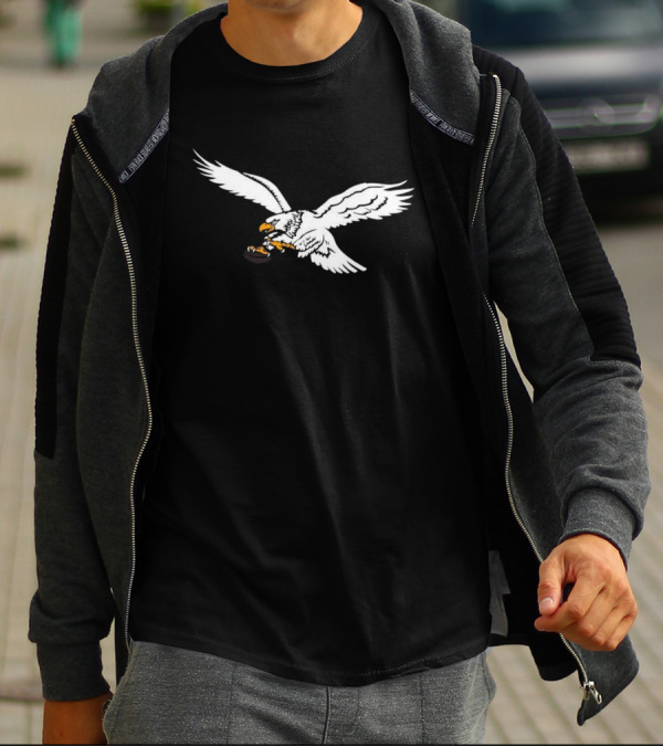 Philadelphia Eagles New Logo Flying Eagle With Football T-Shirt