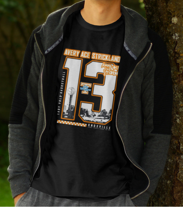 Avery Ace Strickland Lady Vols Basketball Knoxville Home Sweet Home 13 T-Shirt