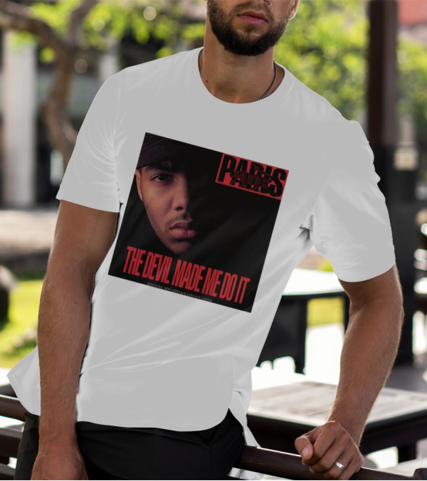 Paris The Devil Made Me Do It Warning Explicit Lyrics T-Shirt
