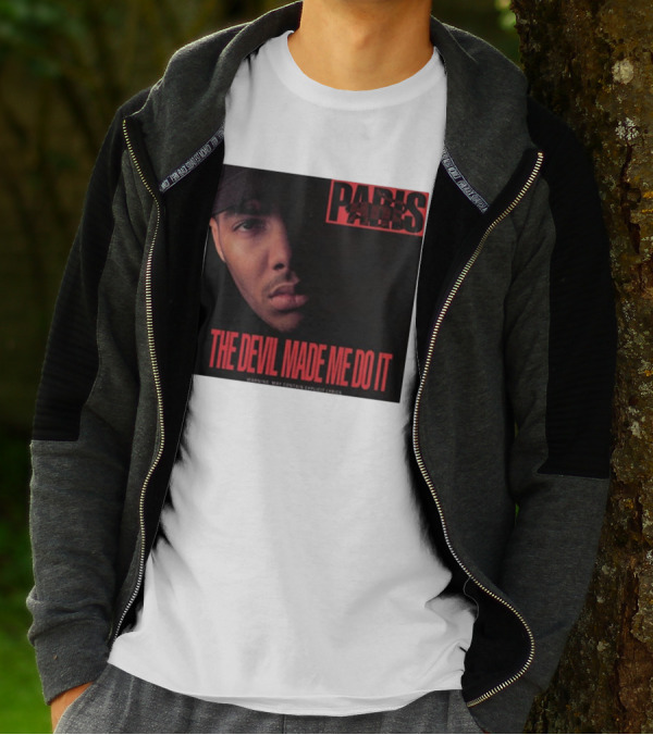 Paris The Devil Made Me Do It Warning Explicit Lyrics T-Shirt