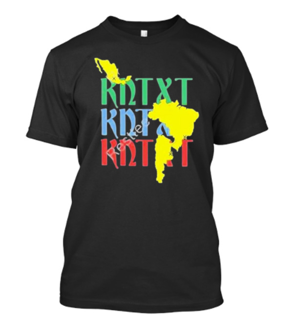KNTXT Latin America Tour Map T-Shirt