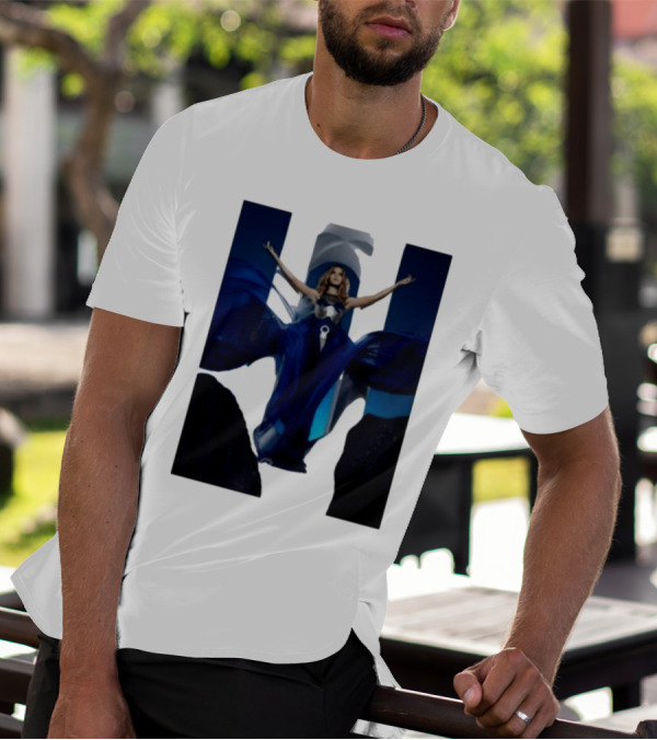 Kylie Minogue Aphrodite Blue Gown Iconic Pose T-Shirt