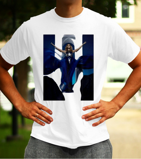 Kylie Minogue Aphrodite Blue Gown Iconic Pose T-Shirt