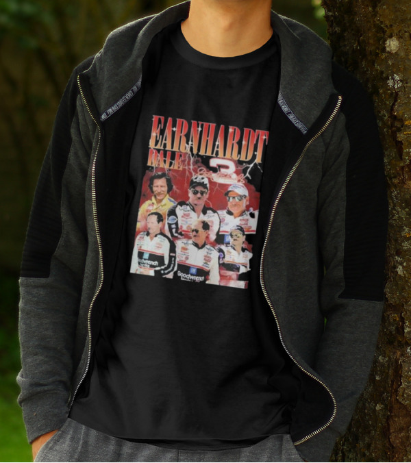 Dale Earnhardt Number 3 Goodwrench Racing Bootleg Rap T-Shirt