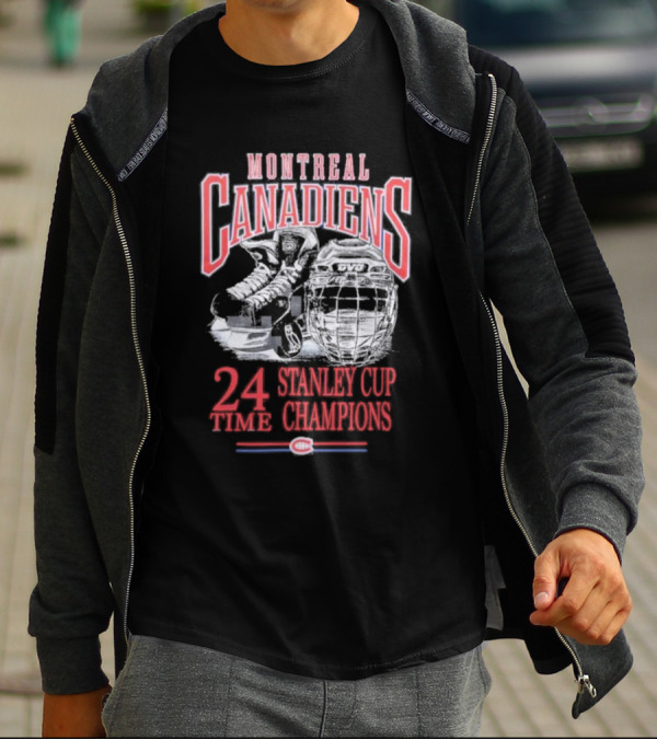 Montreal Canadiens Ovo 24 Time Stanley Cup Champions NHL T-Shirt