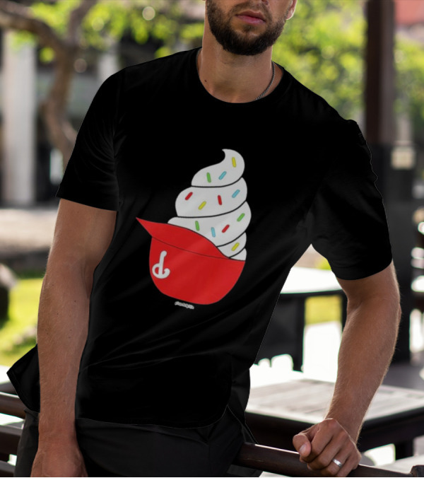 Phillies Ice Cream Helmet Swirl With Sprinkles T-Shirt