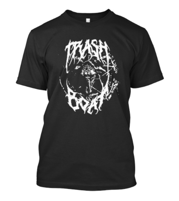 Trash Boat Halloween Occult Symbol Black T-Shirt
