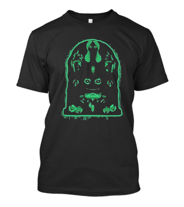 Welcome To Ligament Manor Glow-in-the-Dark Gothic Faces And Skulls T-Shirt