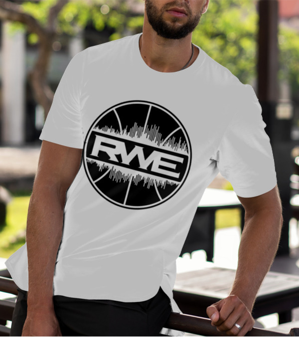 Over Time RWE Soundwave Basketball Circle T-Shirt