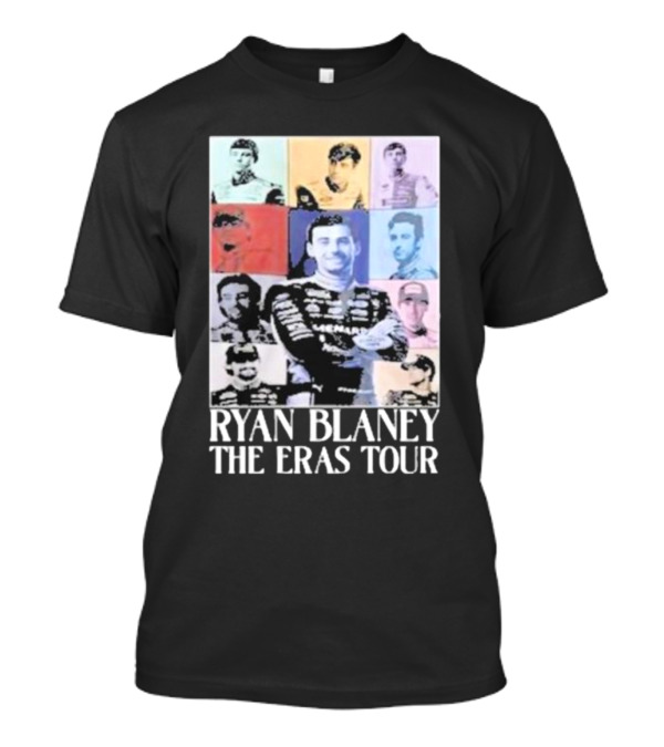 Ryan Blaney The Eras Tour NASCAR Collage T-Shirt