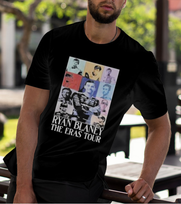Ryan Blaney The Eras Tour NASCAR Collage T-Shirt