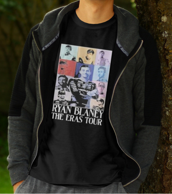 Ryan Blaney The Eras Tour NASCAR Collage T-Shirt