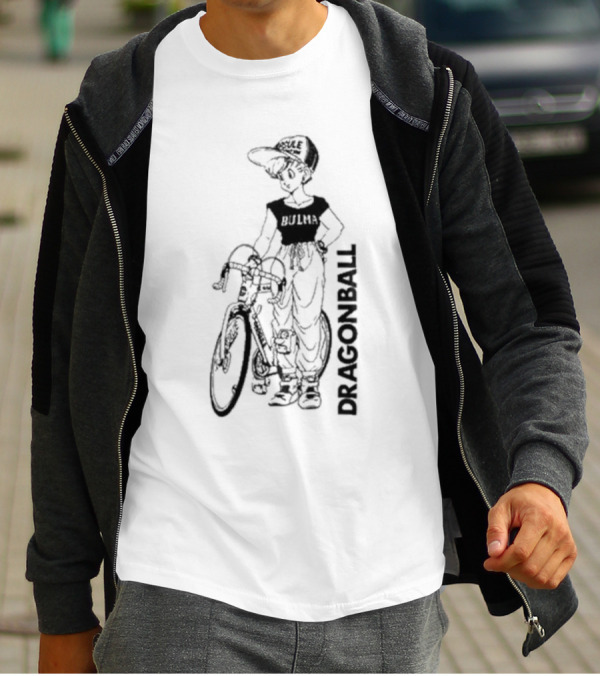 Shonen Jump Dragon Ball Bulma Bicycle T-Shirt
