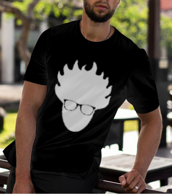 Viva Fro Iconic Glasses Silhouette Left Chest T-Shirt