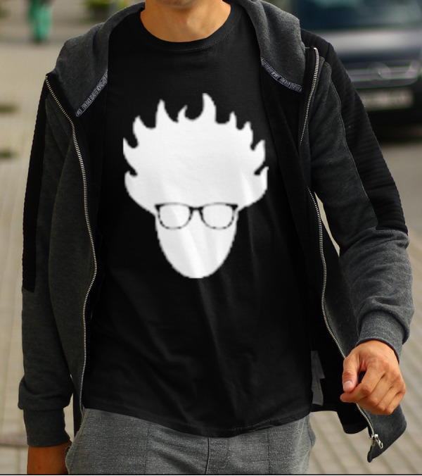 Viva Fro Iconic Glasses Silhouette Left Chest T-Shirt